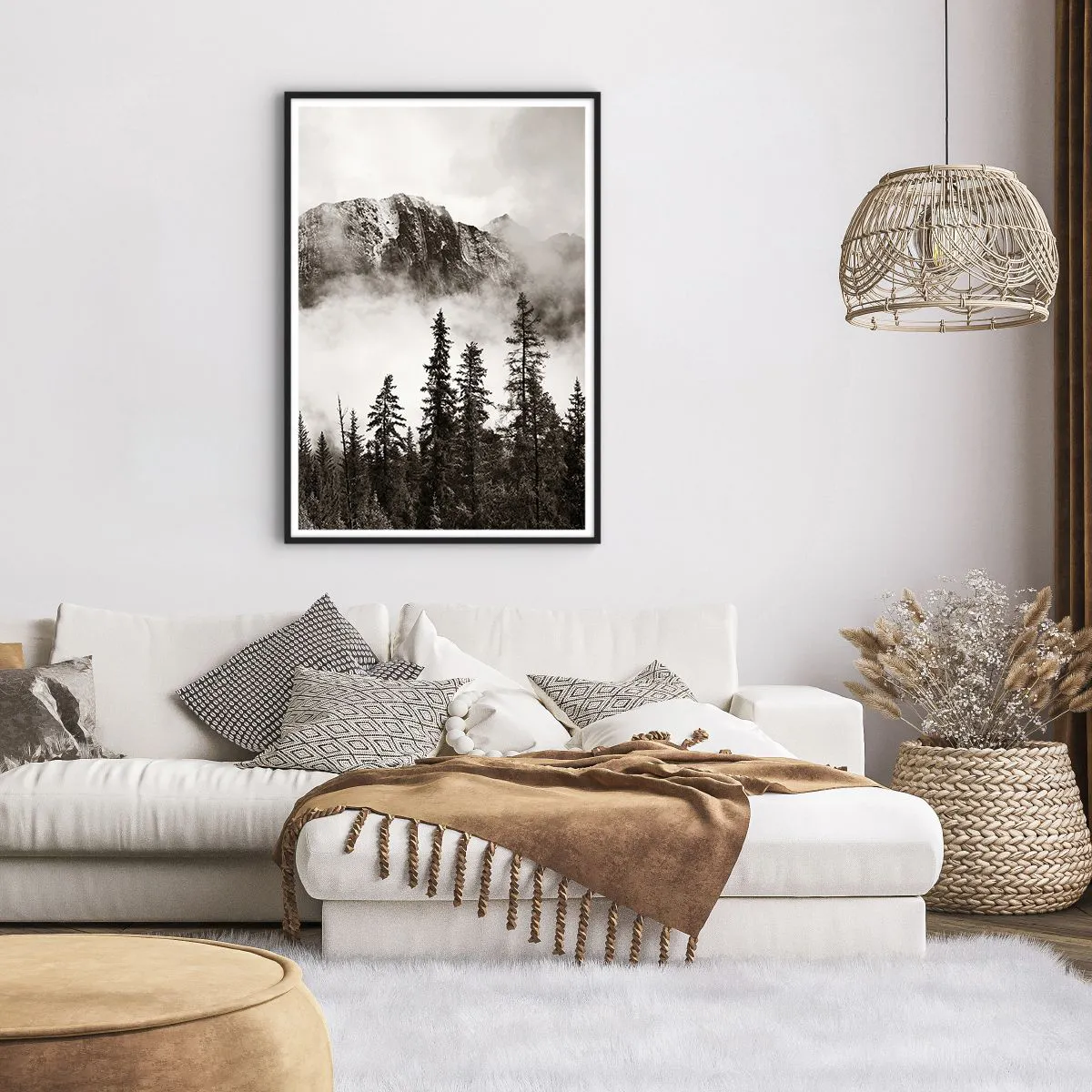 Plagát v čiernom ráme - Žulový panovník - 70x100 cm