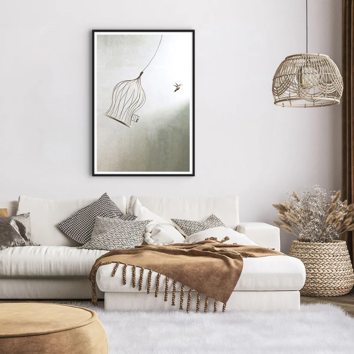 Poster in cornice nera - Nel proprio elemento - 70x100 cm