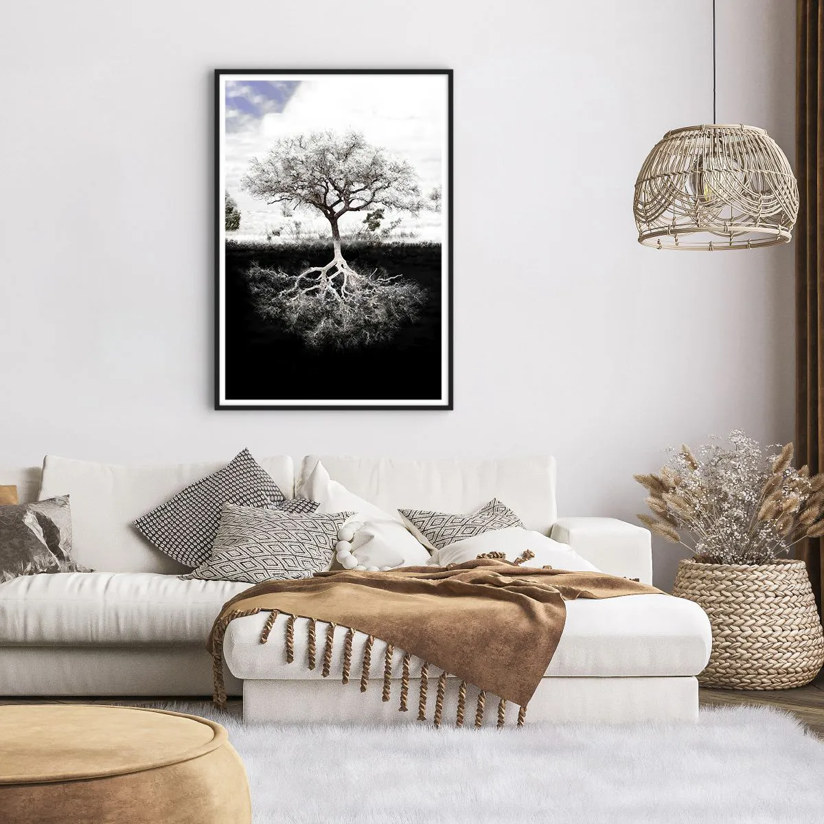 Poster în ramă neagră - Descoperire - 70x100 cm