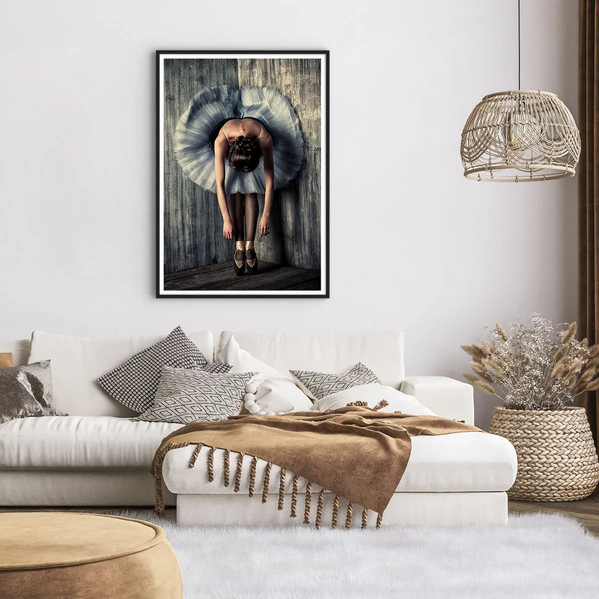 Poster in black frame - When the Music Stops - 70x100 cm