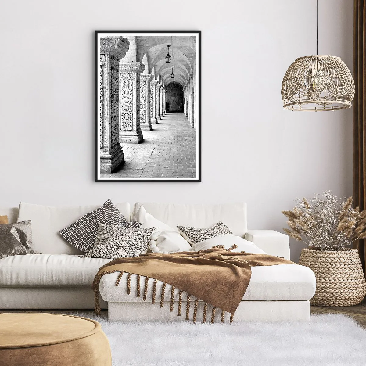 Poster in einem schwarzem Rahmen - Und wo geht’s hin...? - 70x100 cm