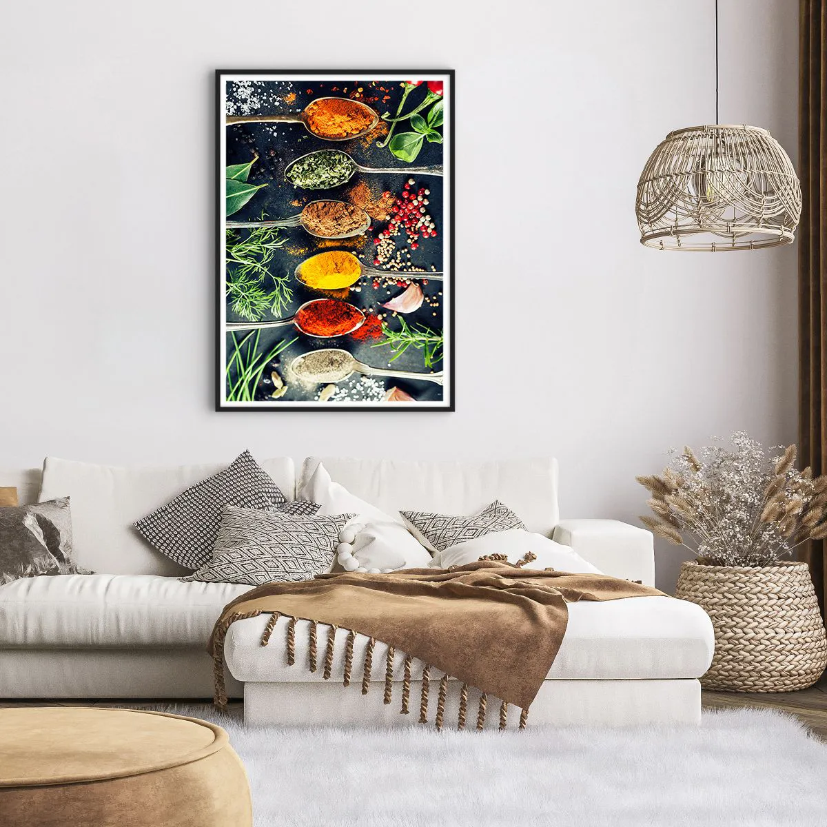 Poster in black frame - Culinary Magic - 70x100 cm