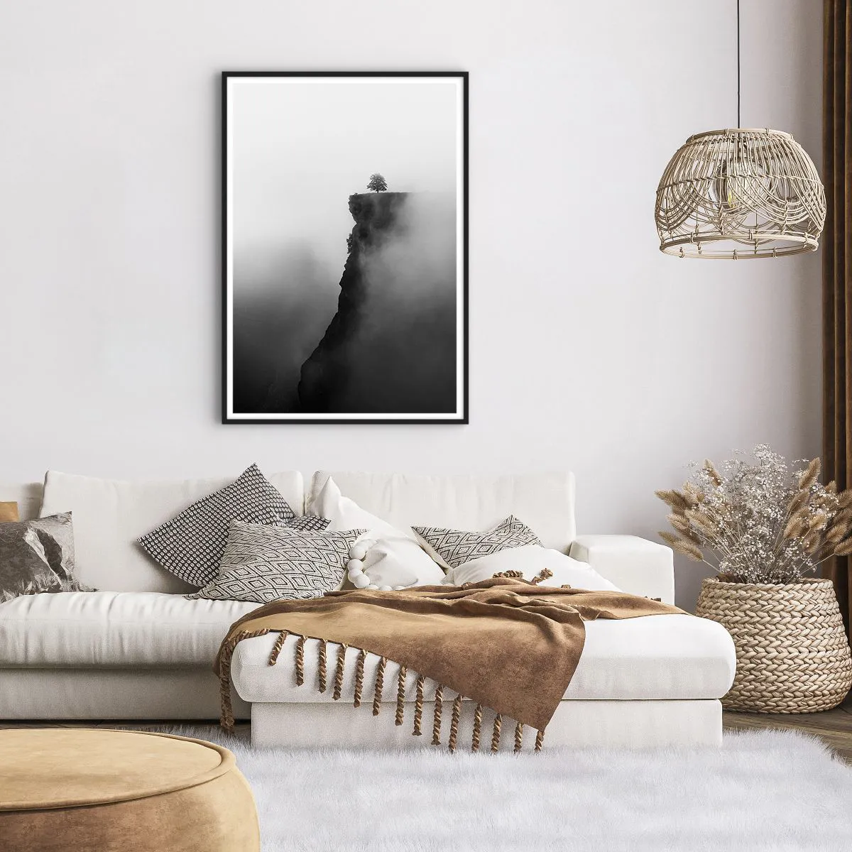 Poster în ramă neagră - La capătul lumii - 70x100 cm