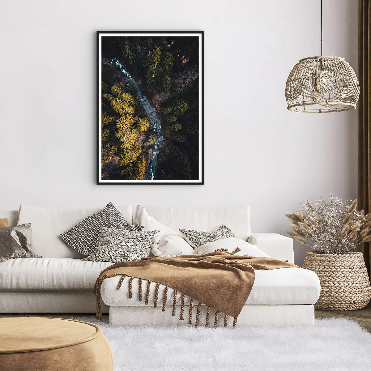 Plakat i sort ramme - Hurtigt, stadig hurtigere - 70x100 cm