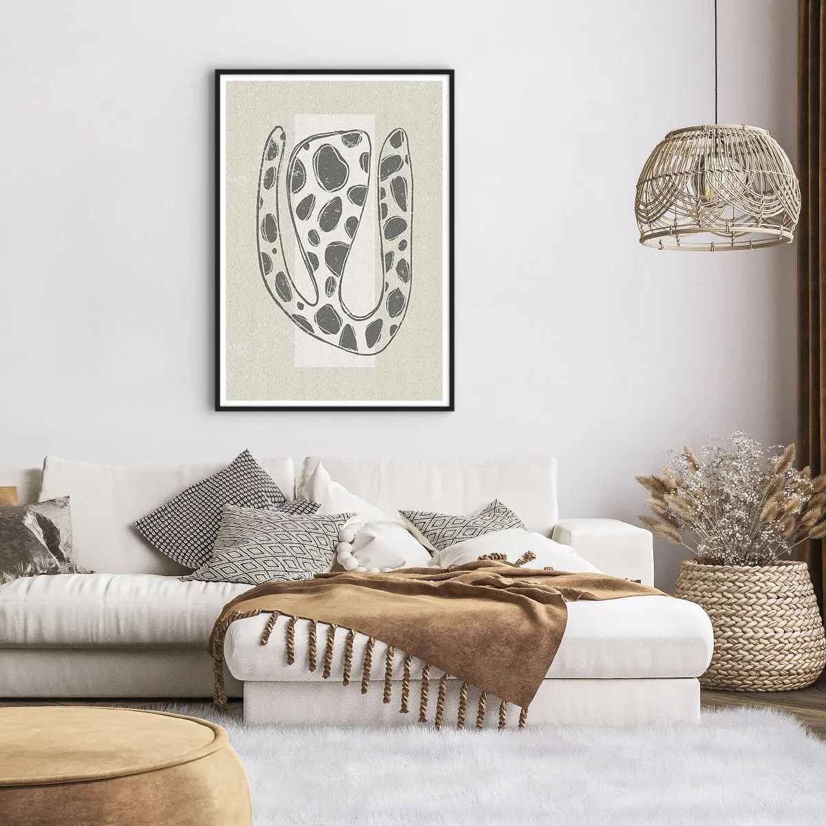 Poszter fehér keretben - Egy bizarr teremtmény - 70x100 cm