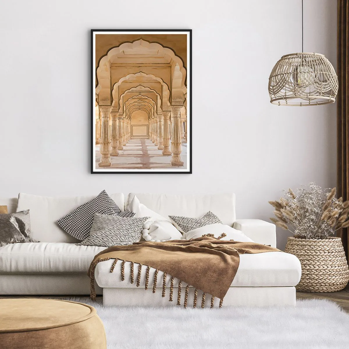 Plakát v černém rámu - V mahárádžově paláci - 70x100 cm