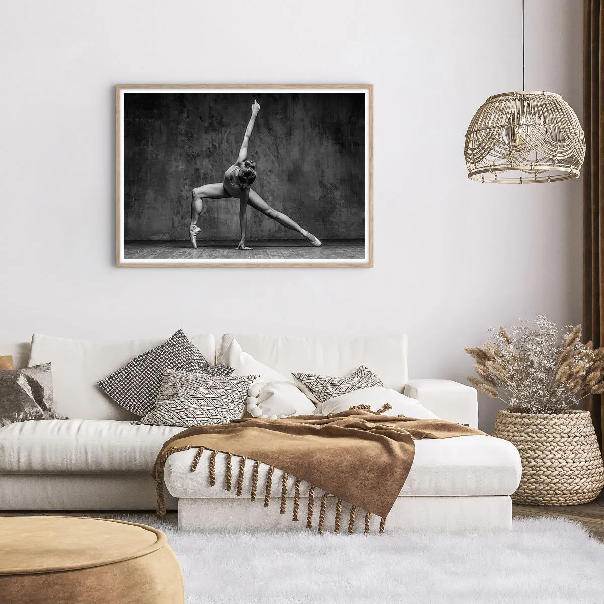 Plakat w ramie jasny dąb - Ideał równowagi - 100x70 cm