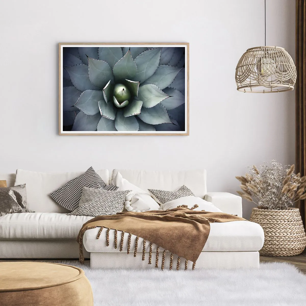 Plakat w ramie jasny dąb - Wabi i przestrzega - 100x70 cm