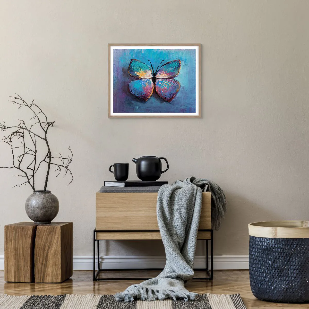 Affisch i ram av ljusek - I full charm - 50x40 cm