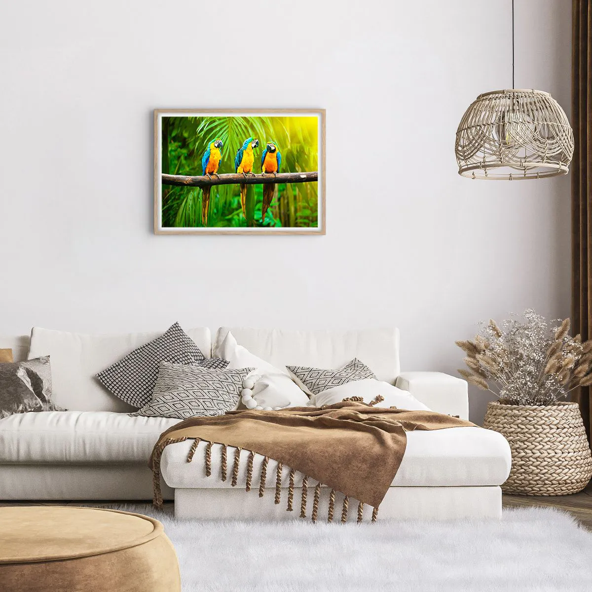 Affiche dans un chêne clair - Poster - Et avez-vous entendu qu'elle ...? - 70x50 cm