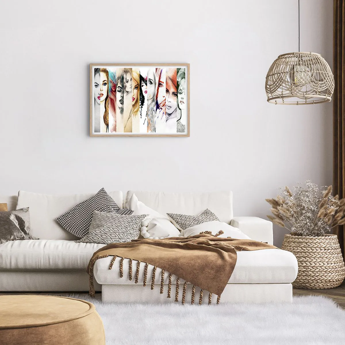 Poster in light oak frame - And It Is Always You - 70x50 cm