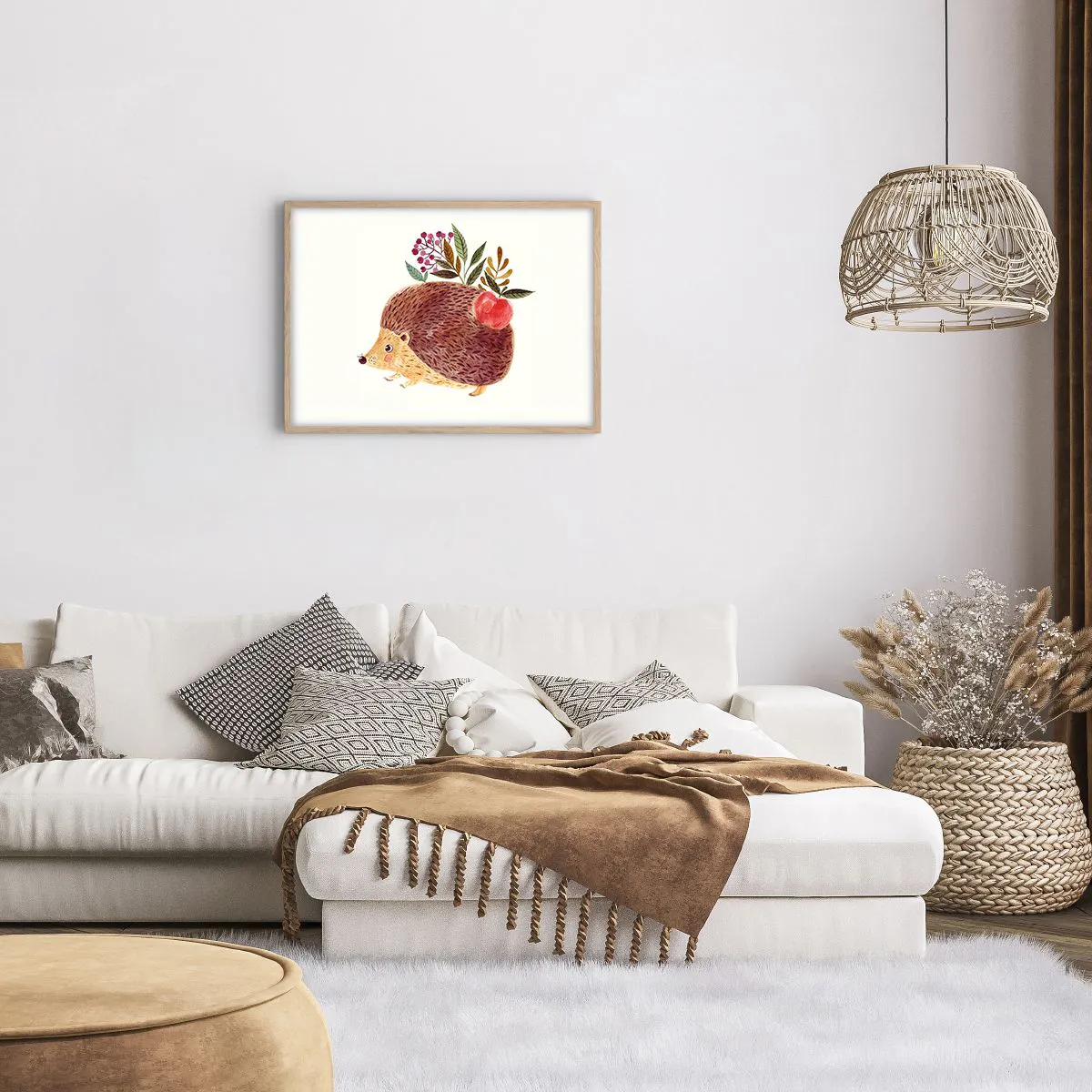 Poszter világos tölgy keretben - És máris kedvelsz engem - 70x50 cm