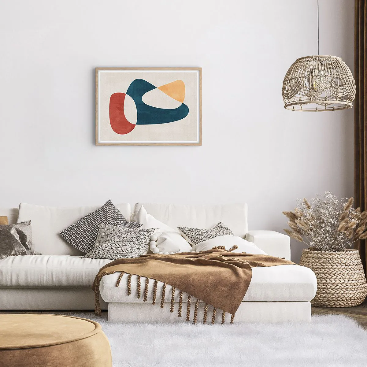 Poster in light oak frame - Influences and Metamorphoses - 70x50 cm