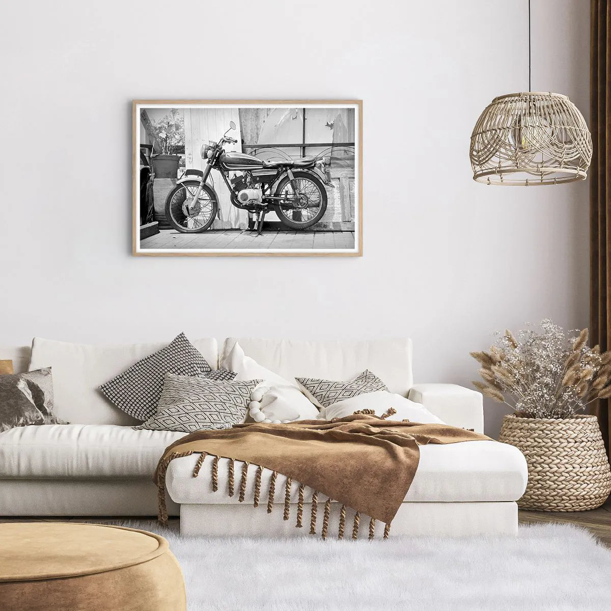 Poszter világos tölgy keretben - Klasszikus mindenek felett - 91x61 cm