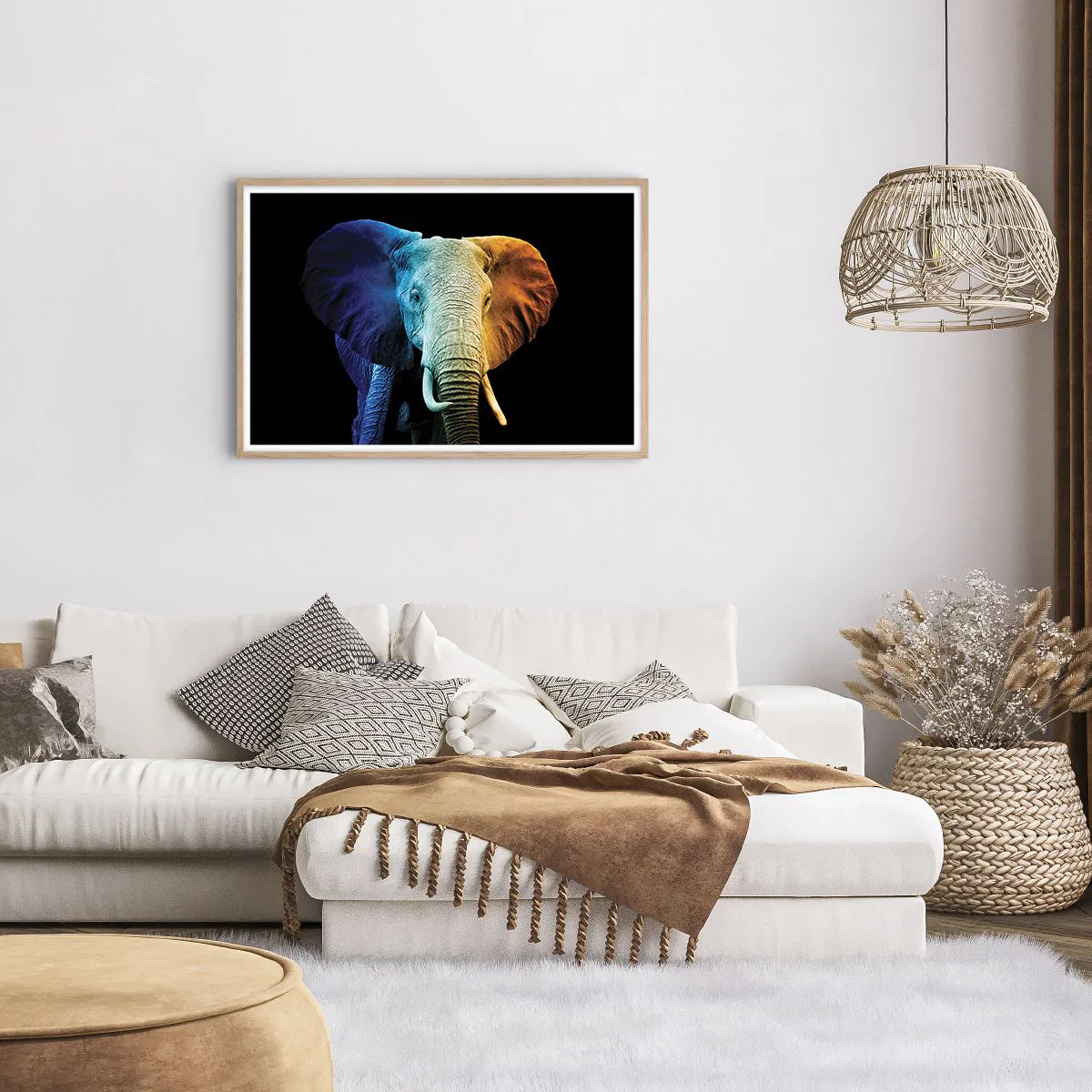 Póster en marco roble claro - Excéntrico, no un bicho raro - 91x61 cm