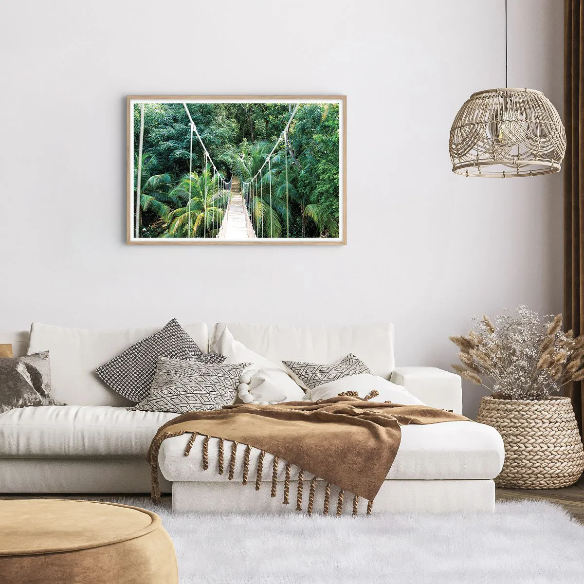 Affiche dans un chêne clair - Poster - Welcome to the jungle! - 91x61 cm