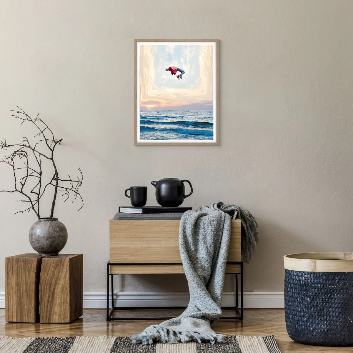 Plakat w ramie jasny dąb - Do innego wymiaru - 40x50 cm