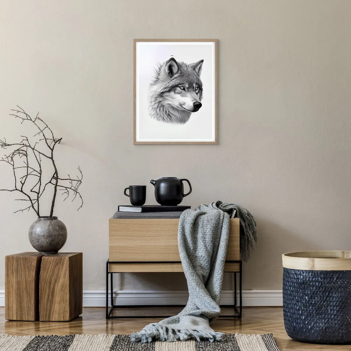 Poster in light oak frame - Alpha - Without a Doubt - 40x50 cm