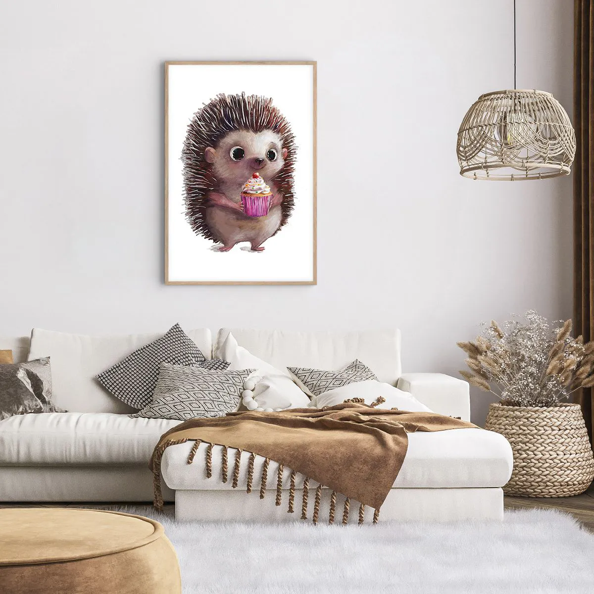 Poster in light oak frame - Everyday is Holiday - 61x91 cm