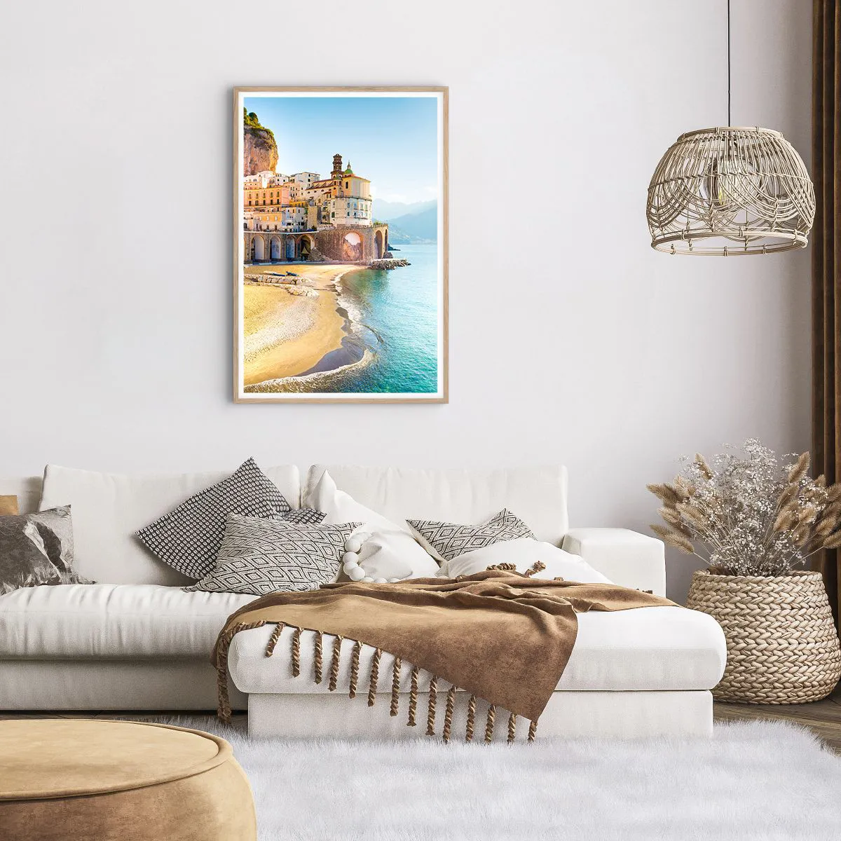 Pôster com moldura de carvalho claro - Uma cidade inacreditável - 61x91 cm