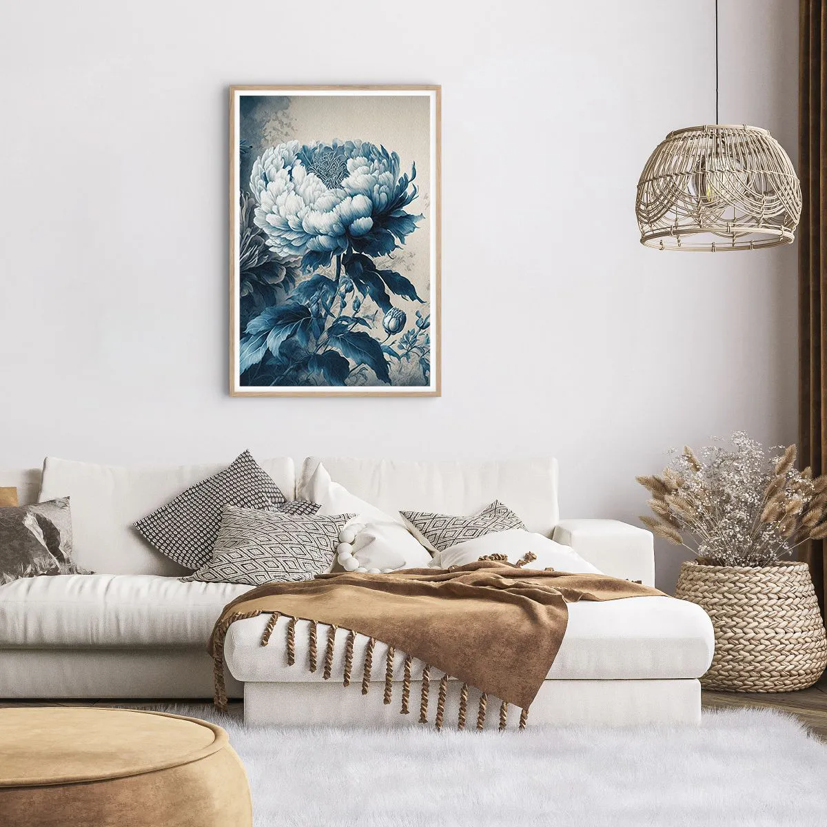 Plakát v rámu světlý dub - Shodný pár - 61x91 cm