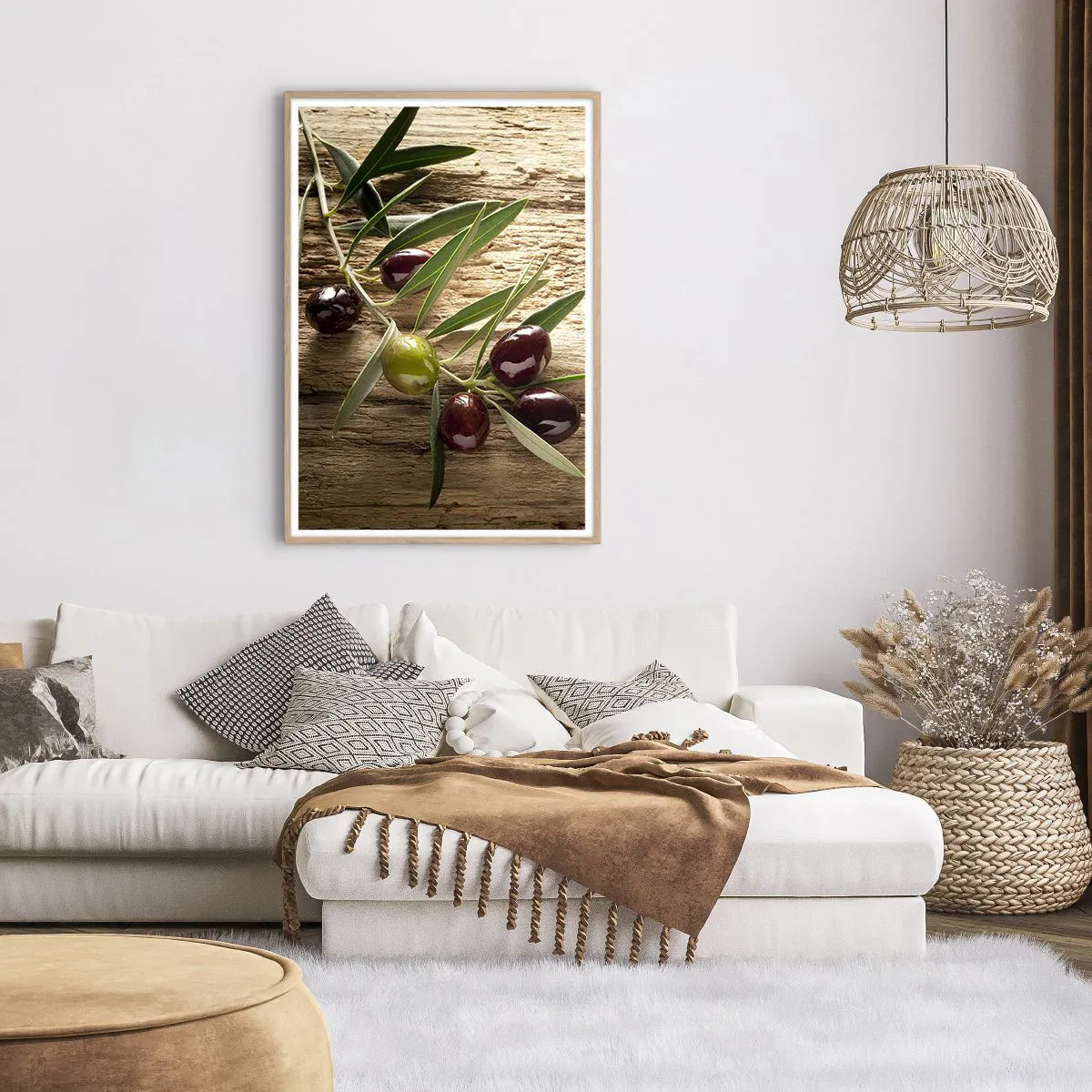 Poster in einem Rahmen aus heller Eiche - Direkt aus der Natur - 70x100 cm