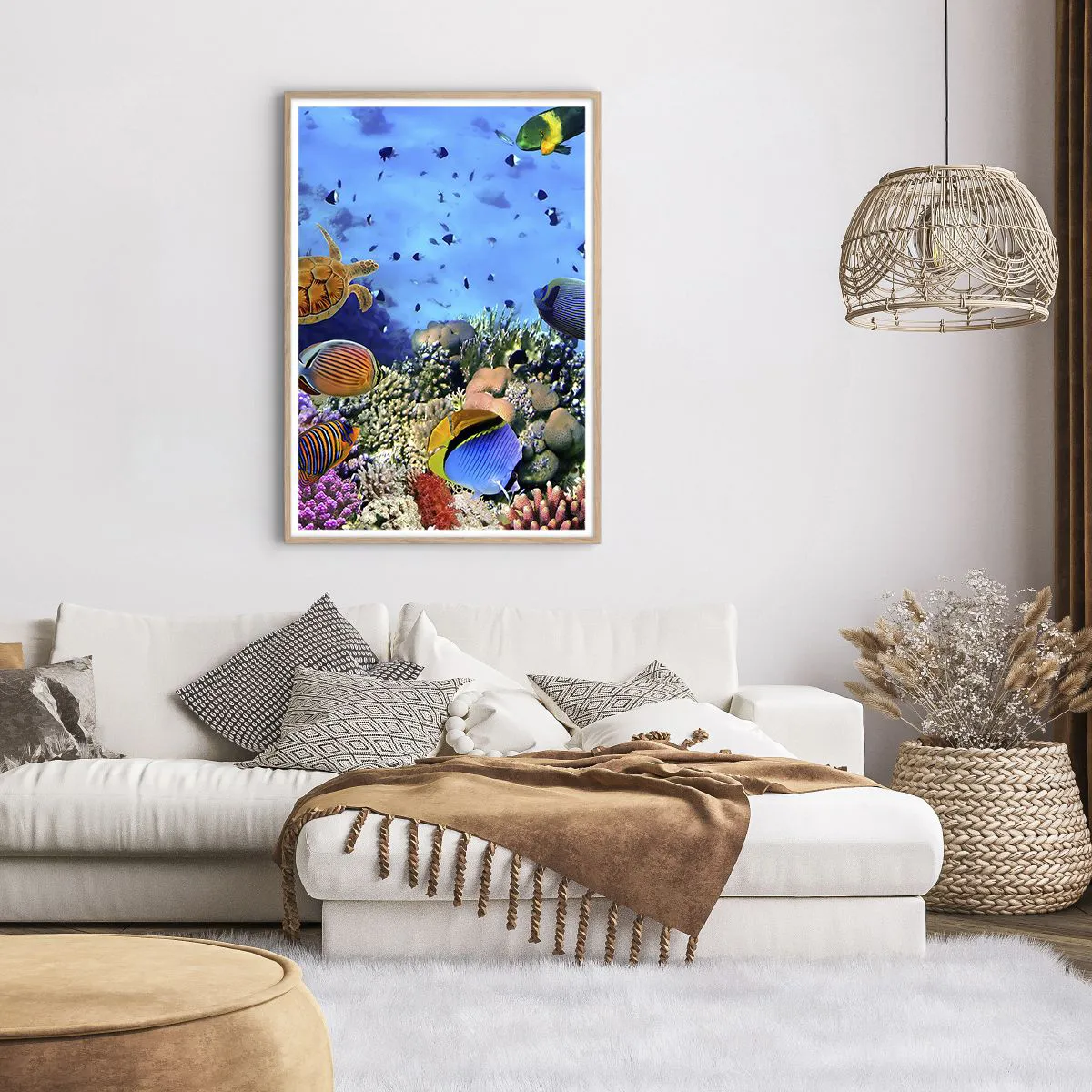 Affiche dans un chêne clair - Poster - Et que sait-on de la vie… - 70x100 cm