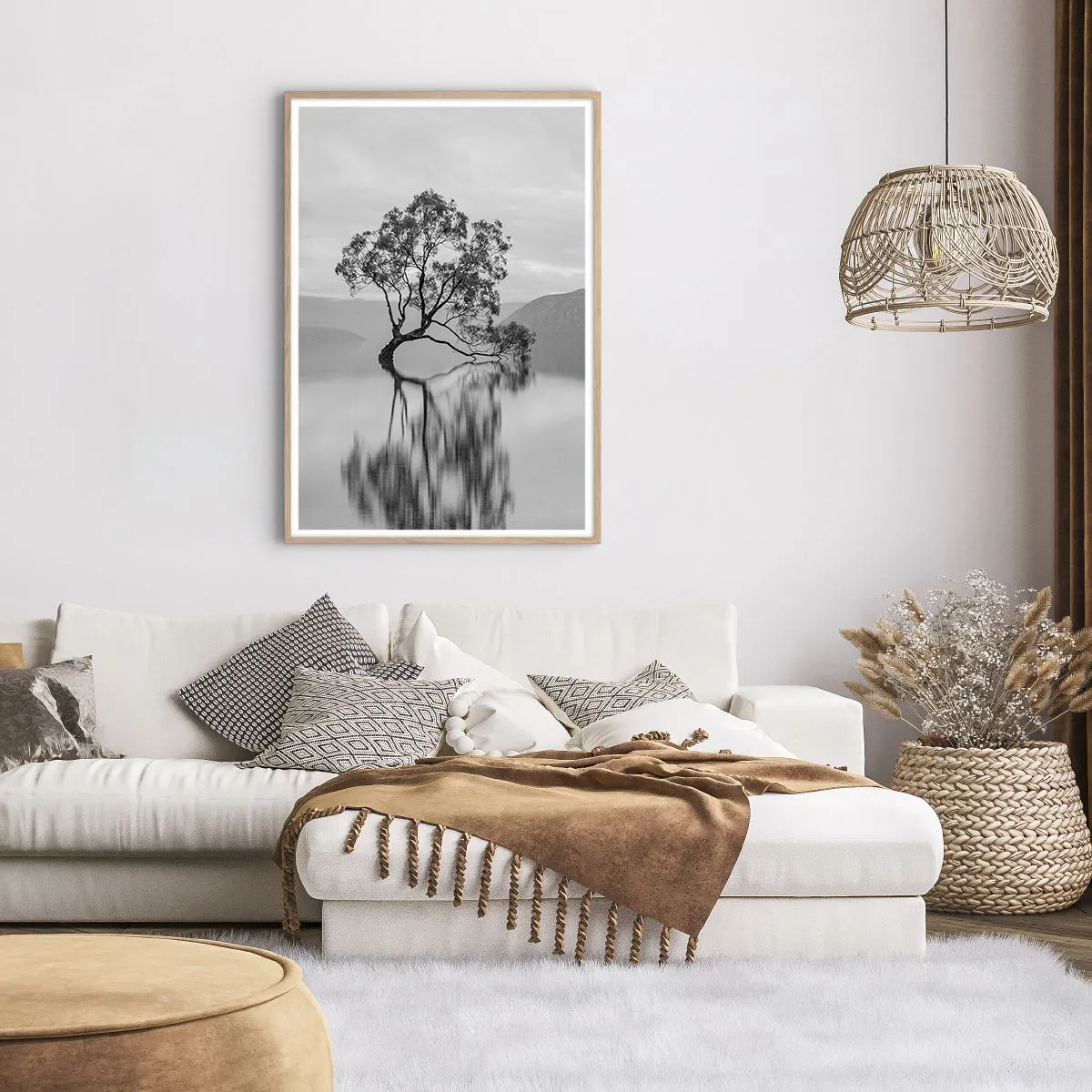 Plakat w ramie jasny dąb - Jest taki kraj - 70x100 cm