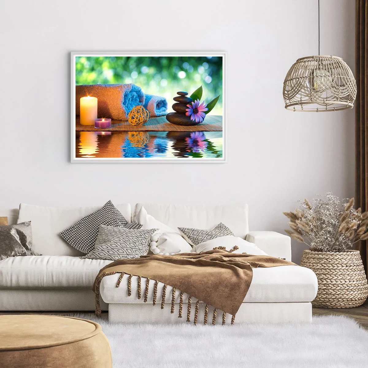 Poszter fekete keretben - Idő a testnek - 100x70 cm