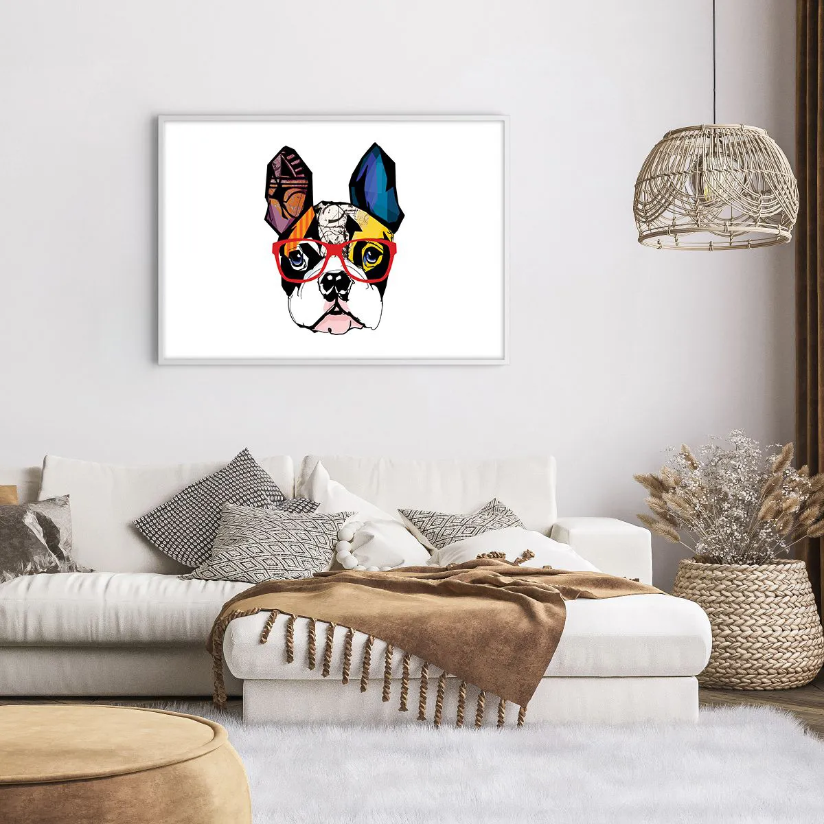 Poszter fekete keretben - Értelmiségi - 100x70 cm