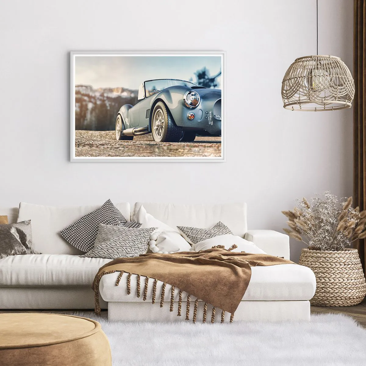 Poster in einem weißen Rahmen - Denn Stil zählt - 100x70 cm