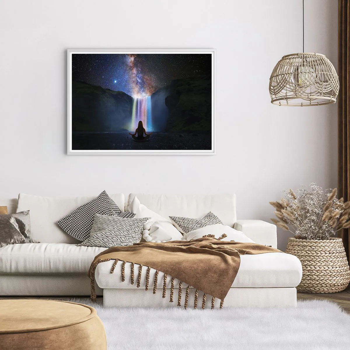 Poster in einem weißen Rahmen - Absolute Harmonie - 100x70 cm