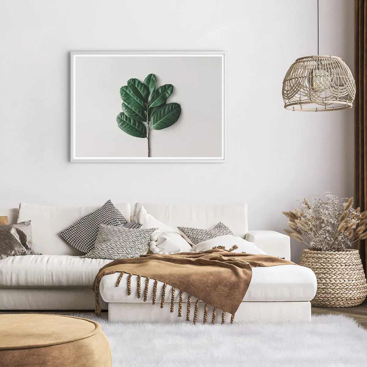 Poszter fekete keretben - Rajz csak a természetről - 100x70 cm