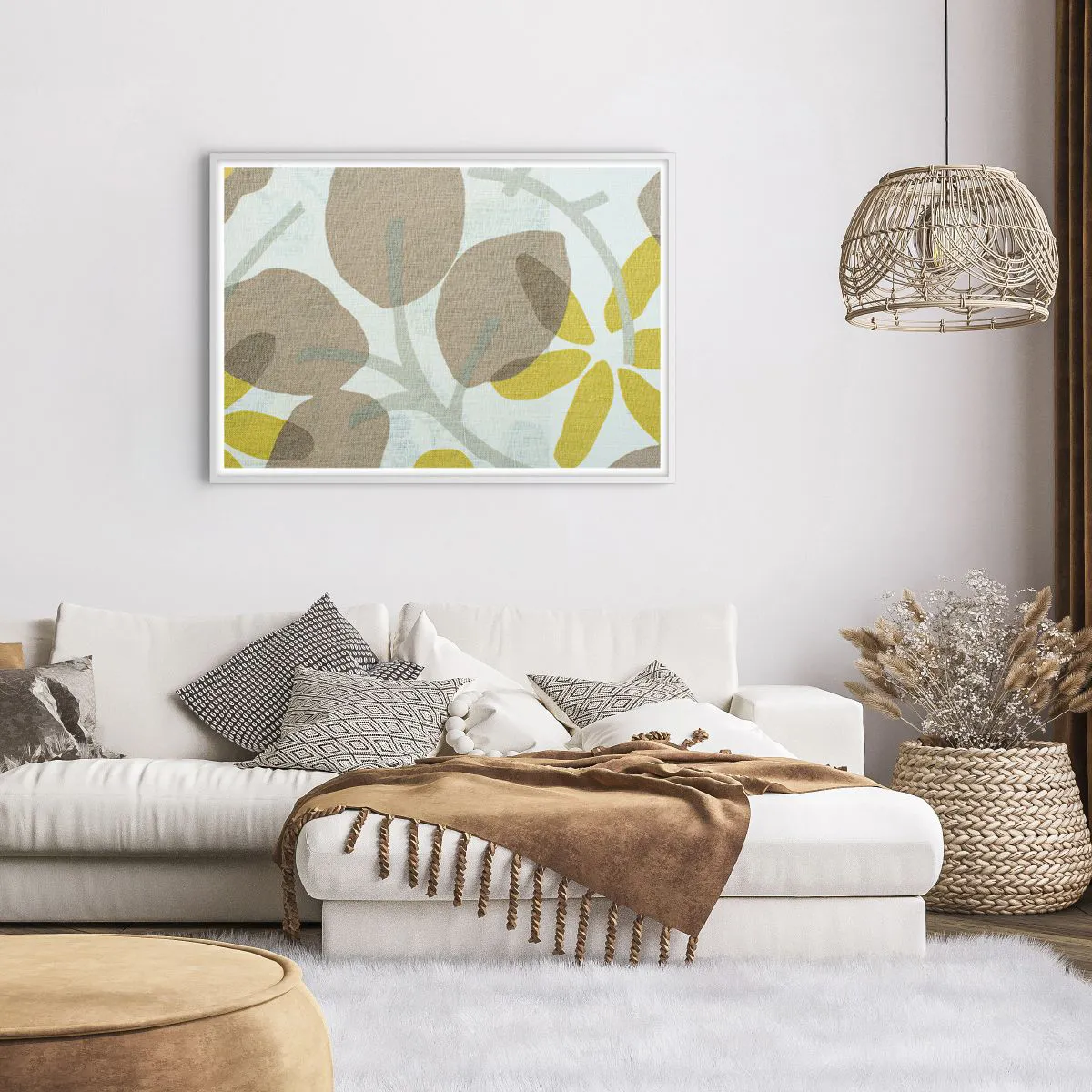 Poszter fekete keretben - Kompozíció a napsütésben - 100x70 cm