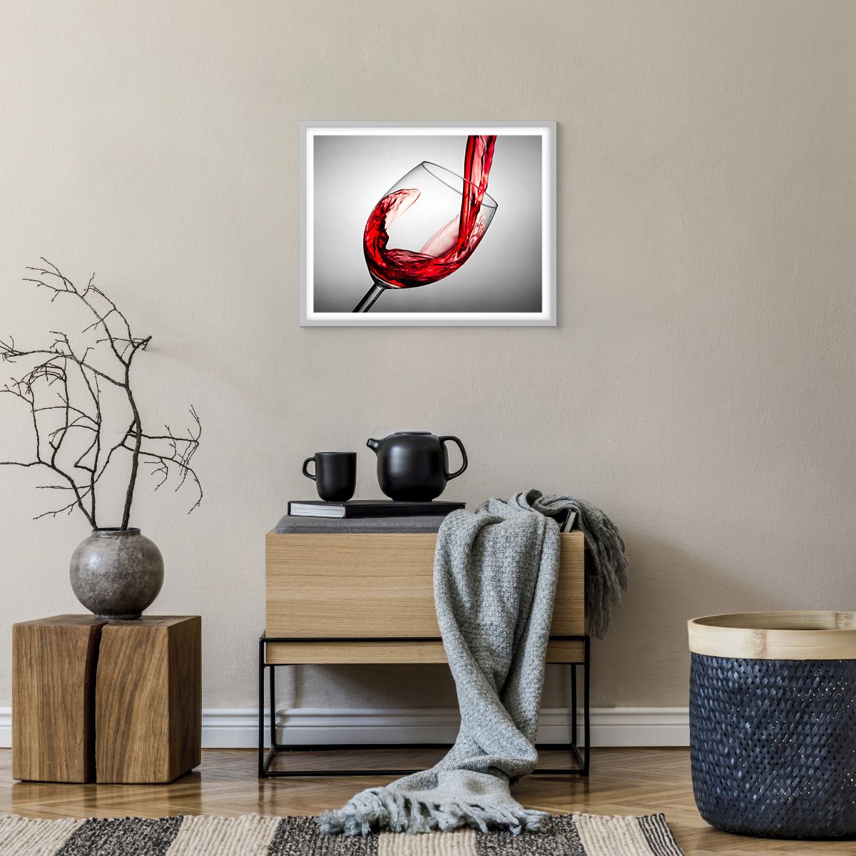 Poster in einem weißen Rahmen Weinglas, Poster in einem weißen Rahmen Rotwein, Poster in einem weißen Rahmen Gastronomie, Poster in einem weißen Rahmen Spiel, Poster in einem weißen Rahmen Toast