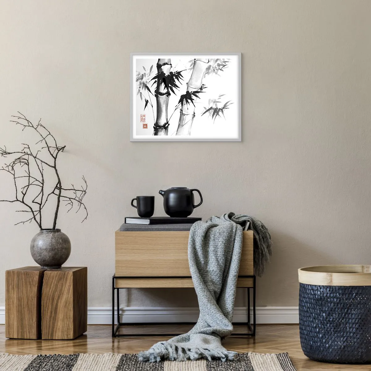 Poster in einem weißen Rahmen - Dem Orient ganz nah - 50x40 cm