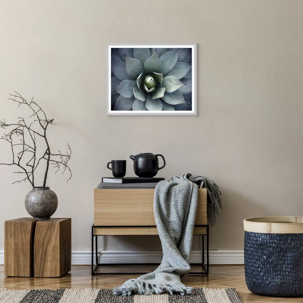 Plakát v bílém rámu - Svádí a varuje - 50x40 cm