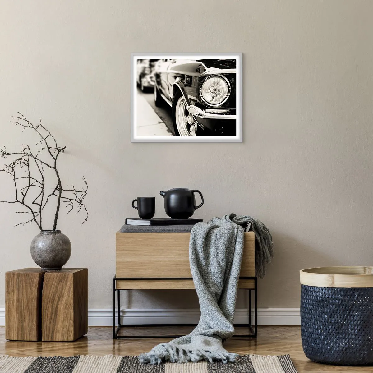 Poster in white frmae - Lasting Shine - 50x40 cm