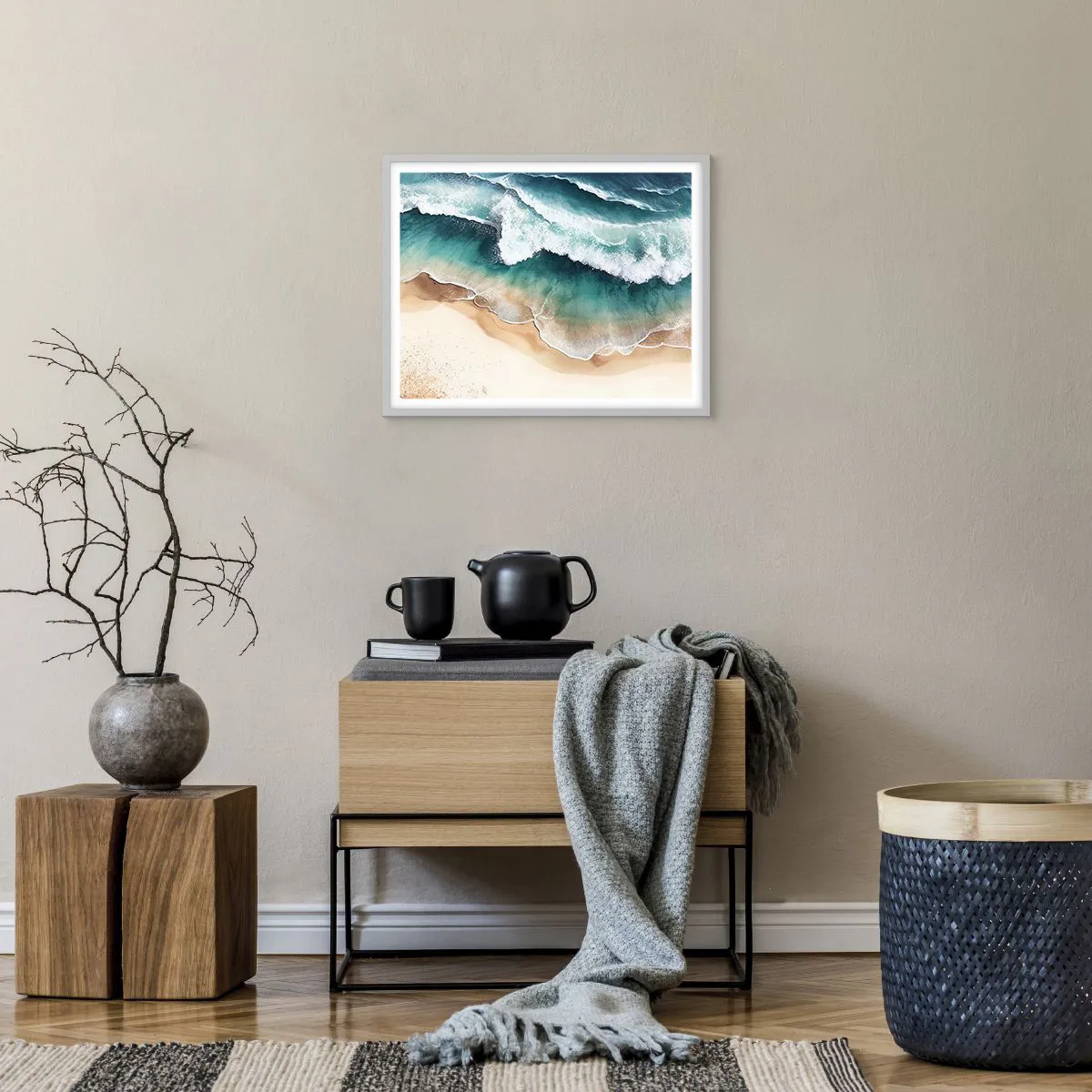 Poster in white frmae - Eternal Encounter - 50x40 cm