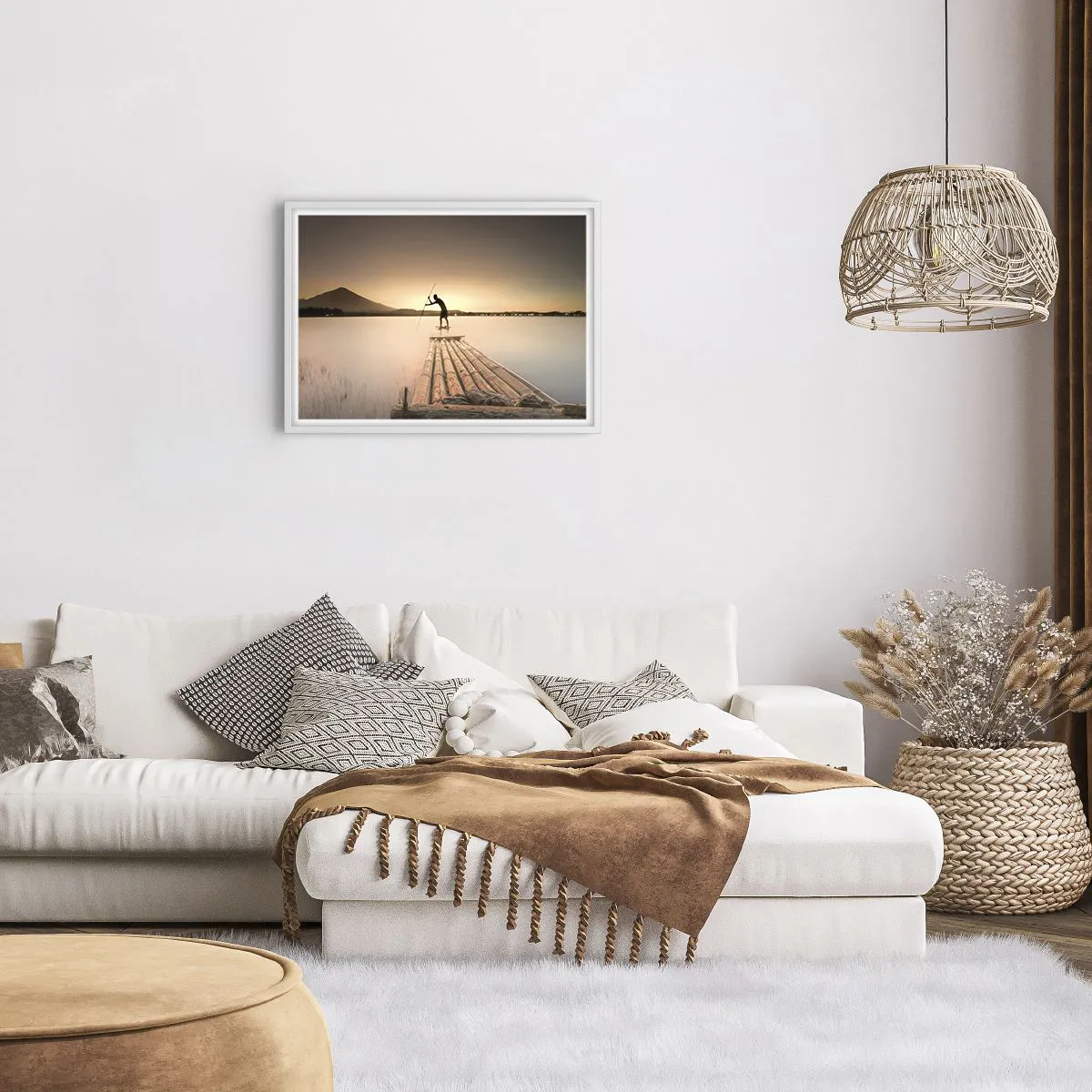 Affisch i vit ram - Före avkoppling - 70x50 cm