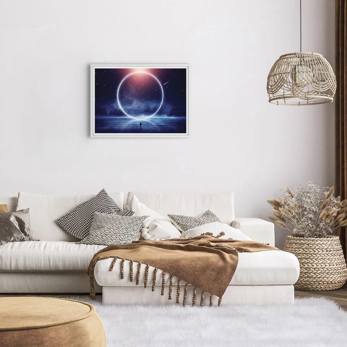 Affiche dans un cadre blanc - Poster - Ils sont déjà là... - 70x50 cm