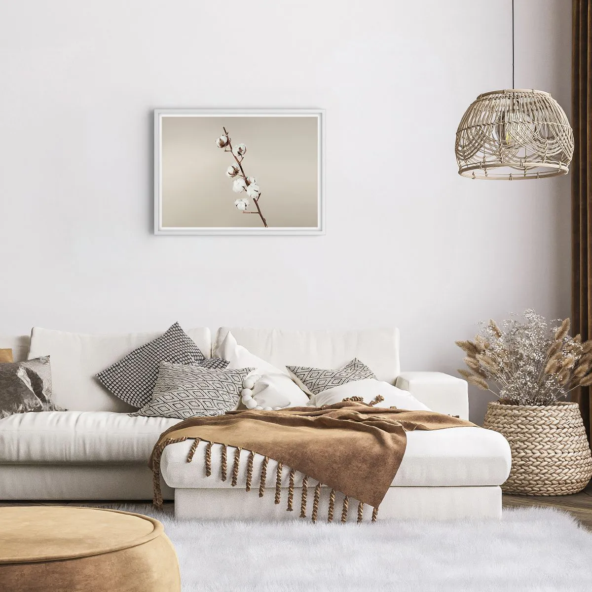 Poszter fekete keretben - A puhaság forrásánál - 70x50 cm