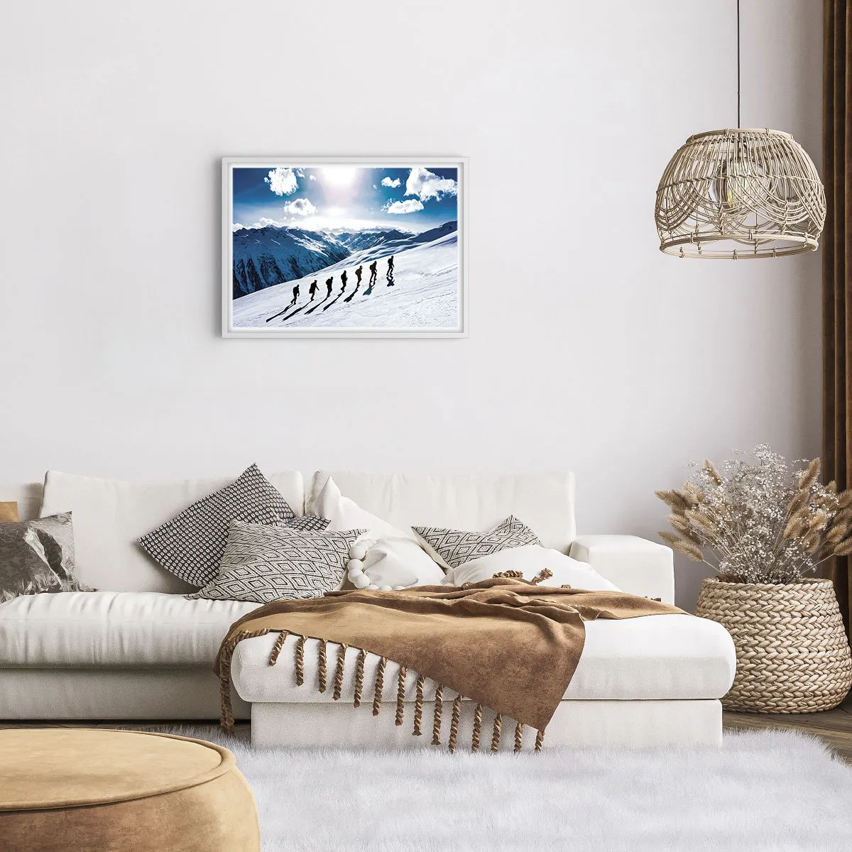 Plagát v bielom ráme - Tím dobývateľov - 70x50 cm