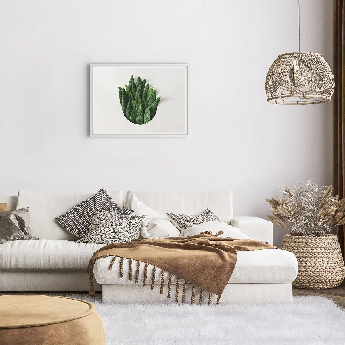 Poster in een witte lijst - Ongebreidelde nieuwsgierigheid - 70x50 cm