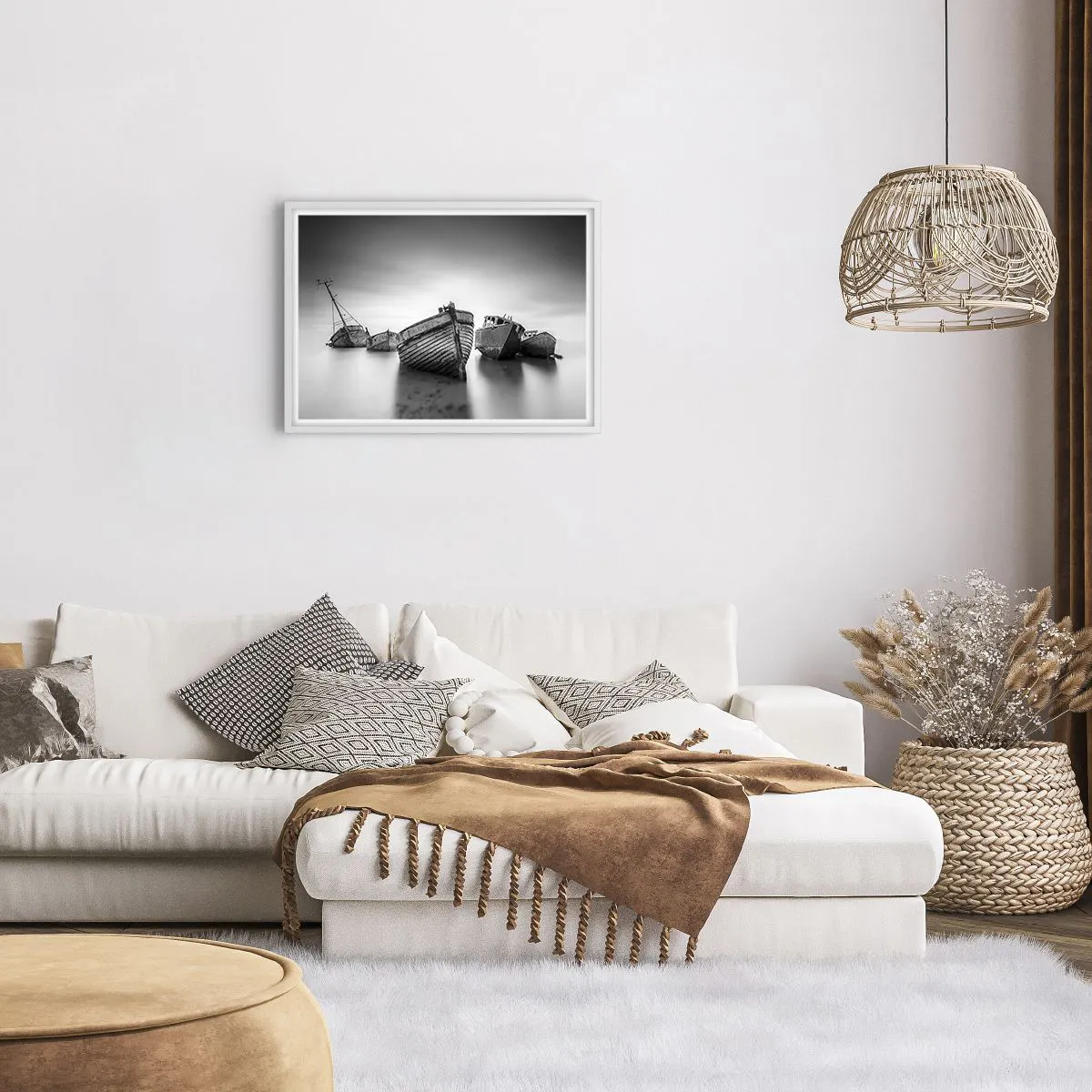 Poszter fekete keretben - Csak emlékek... - 70x50 cm