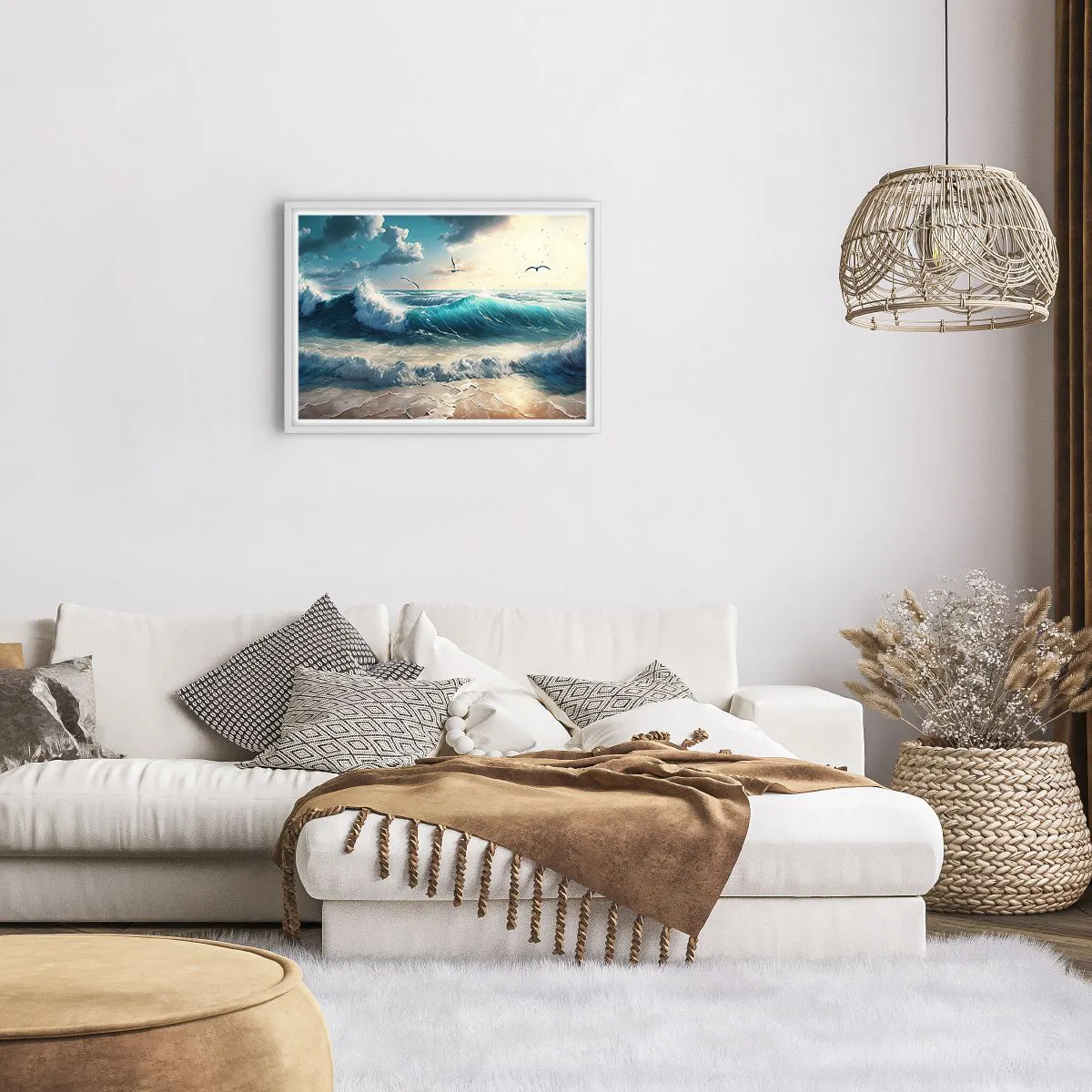 Poszter fekete keretben - Zaj csak neked - 70x50 cm