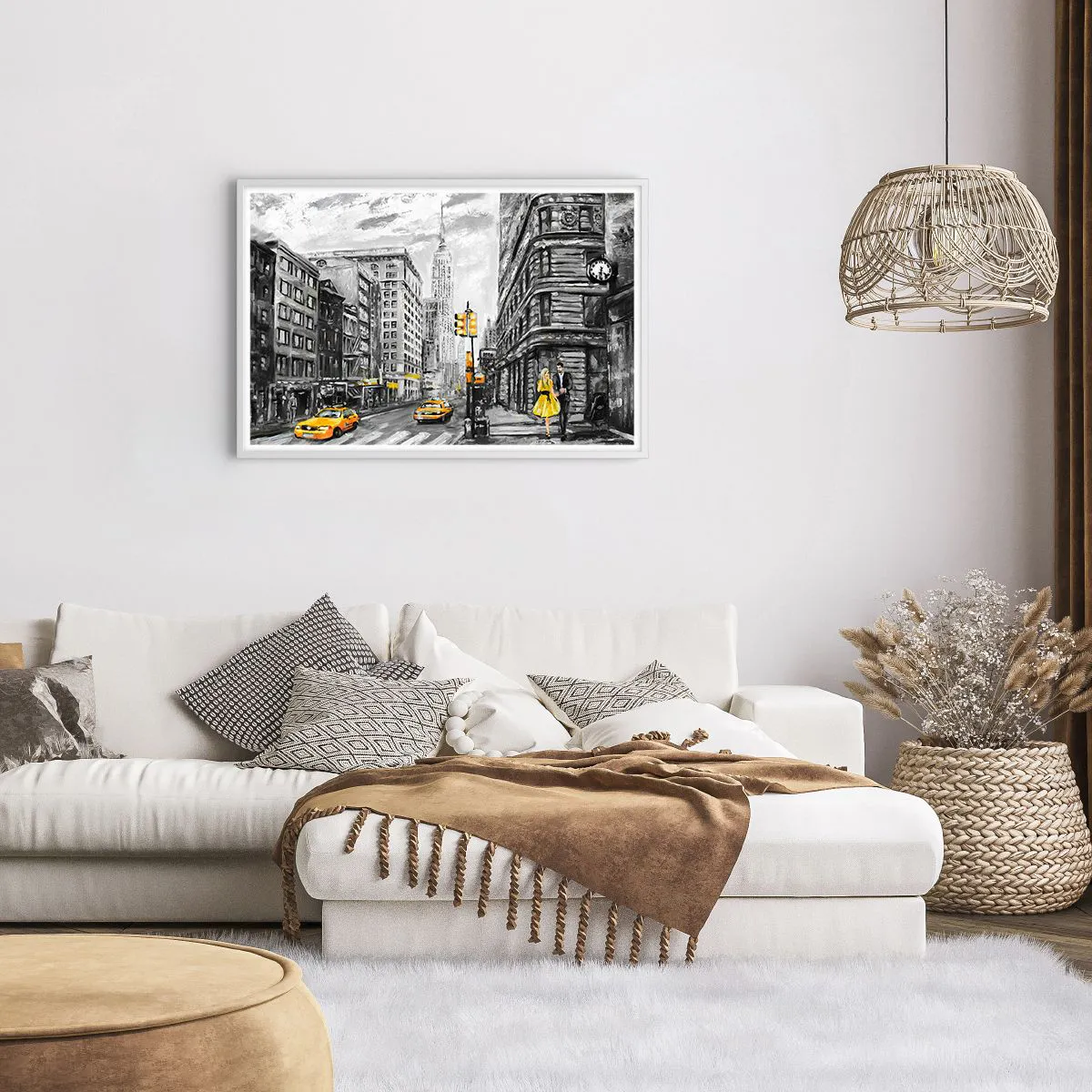 Poszter fekete keretben - Egy New York-i történet - 91x61 cm