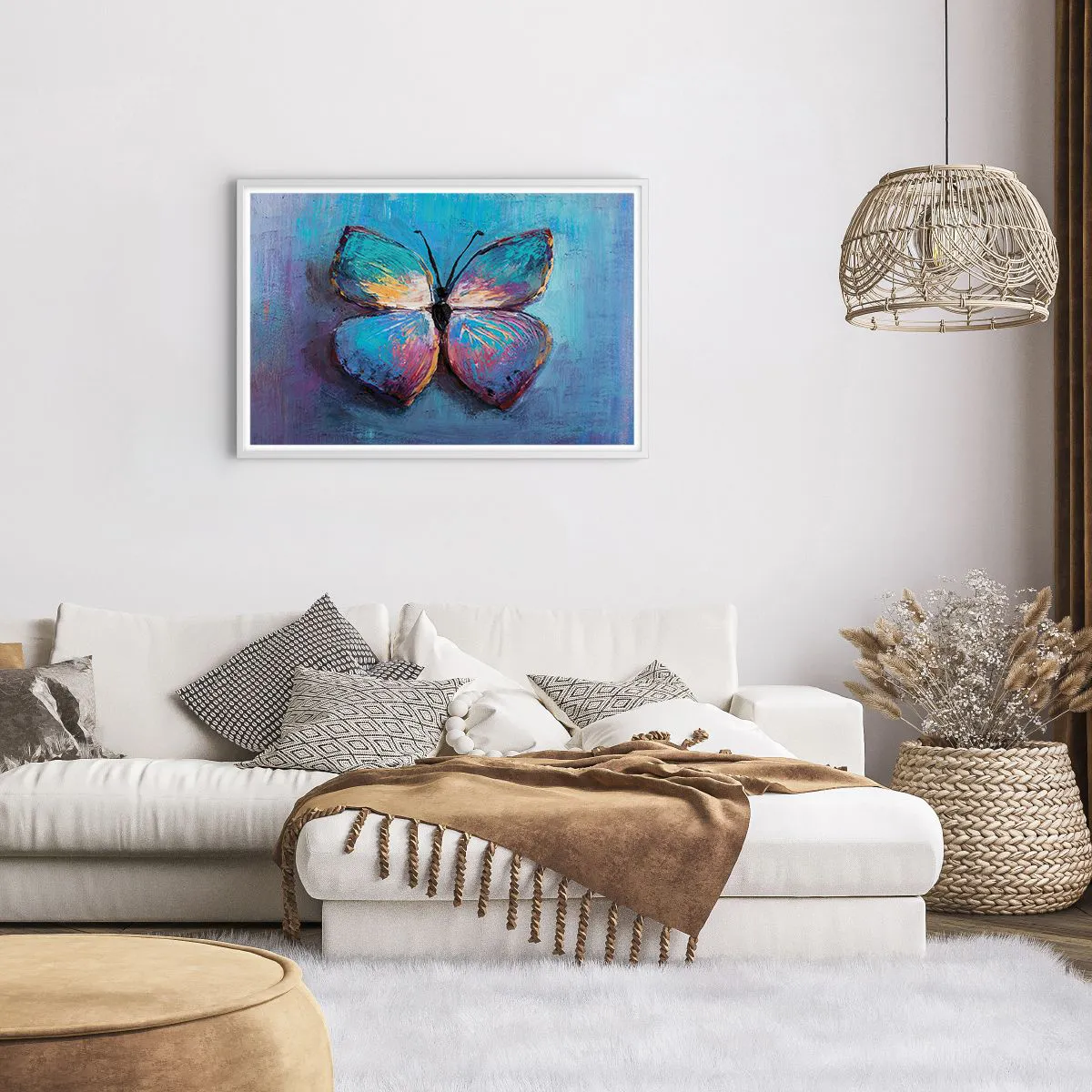 Poster in cornice bianca - In tutta la bellezza - 91x61 cm