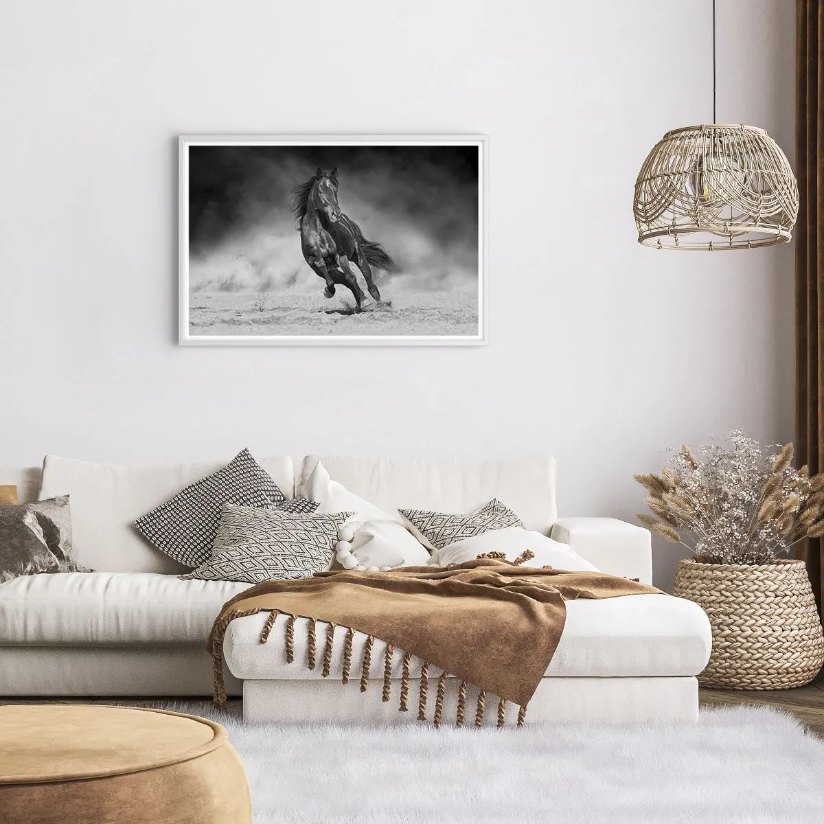 Poszter fekete keretben - Az emírhez méltó - 91x61 cm