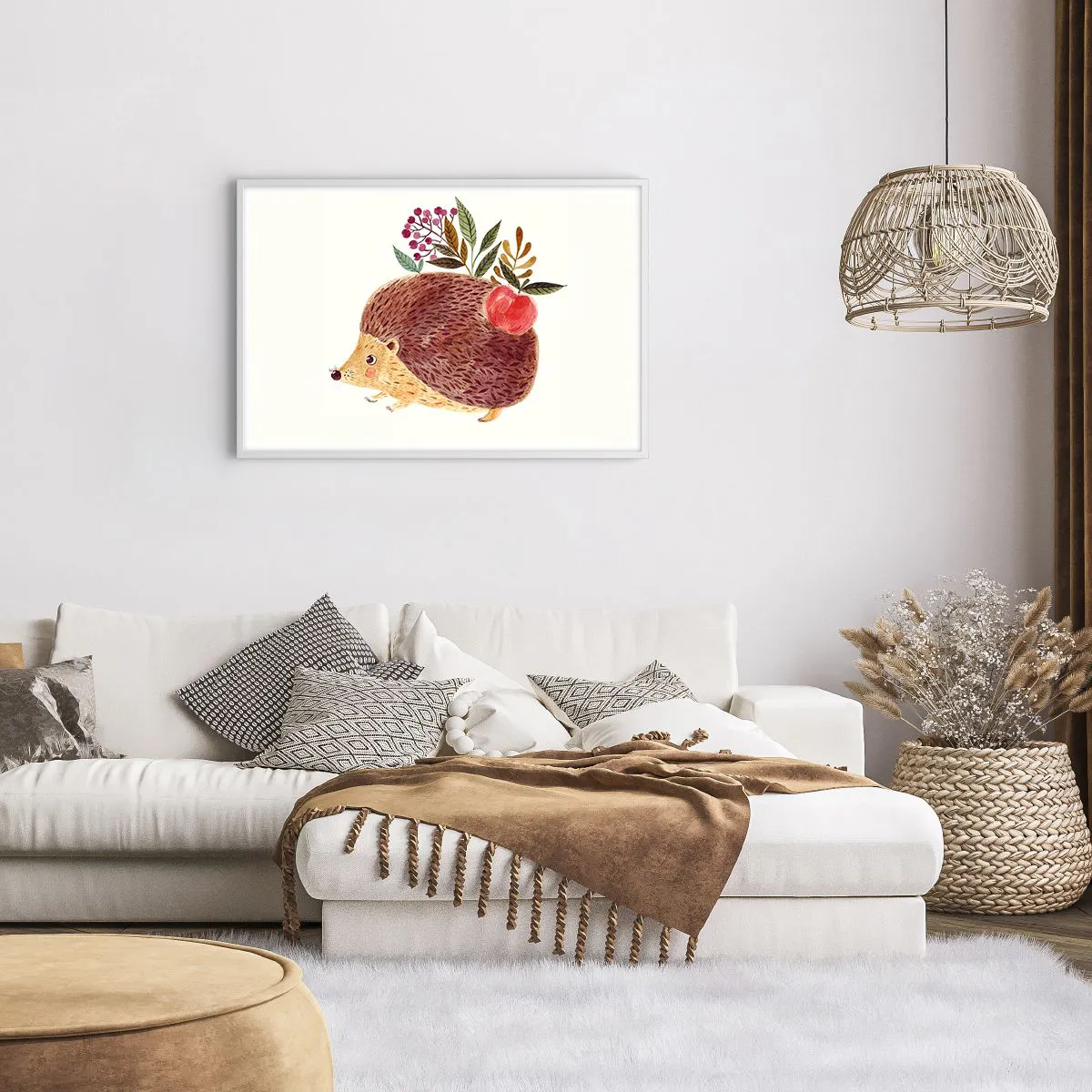 Poster in einem weißen Rahmen - Und dann magst du mich schon - 91x61 cm